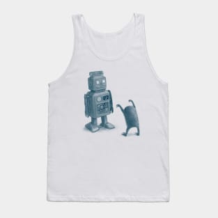 Robot vs Alien Tank Top